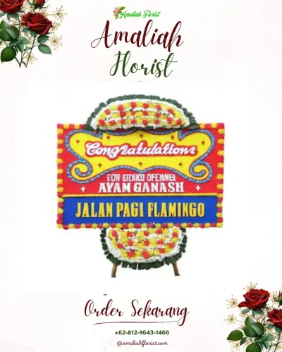 Bunga Papan Congratulation di Baluk